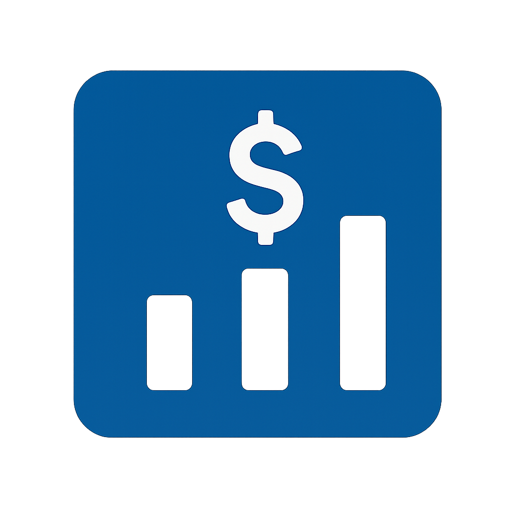 Cashflow and growth icon